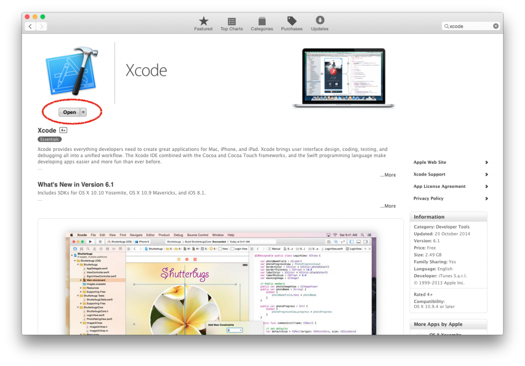 Xcode Kurulumu