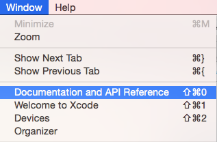 Xcode'dan API ekranına geçiş