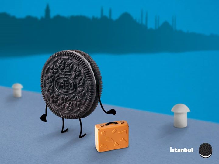 İstanbul'a yenmeye gelen Oreo :)