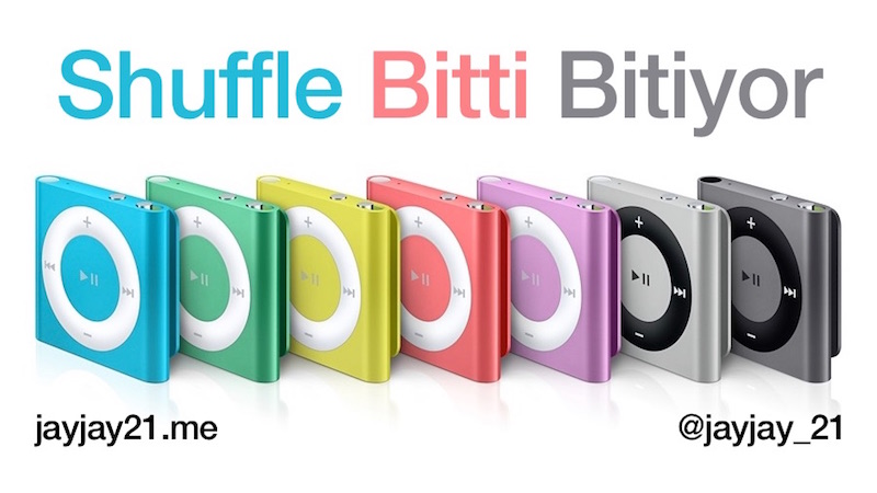 iPod Shuffle 2013 Modelleri