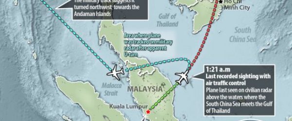 MH370 ile radarların son temasları